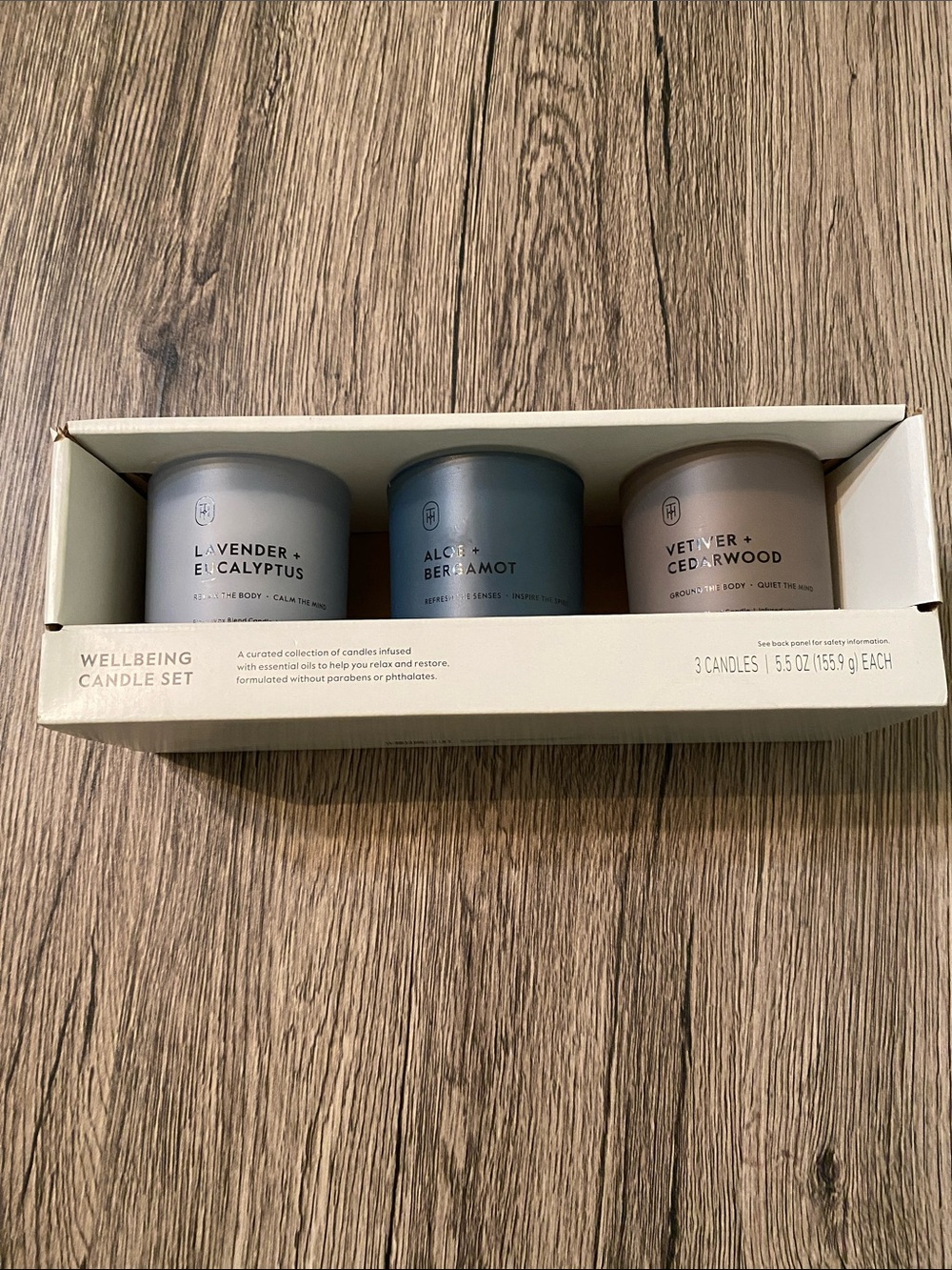 Lavender + Eucalyptus Aloe + Bergamot Vetiver + Cedarwood Scented Candle Set